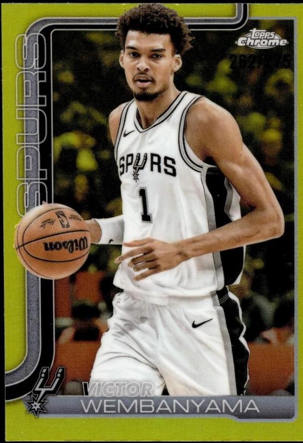 Victor Wembanyama [Yellow Refractor] #221