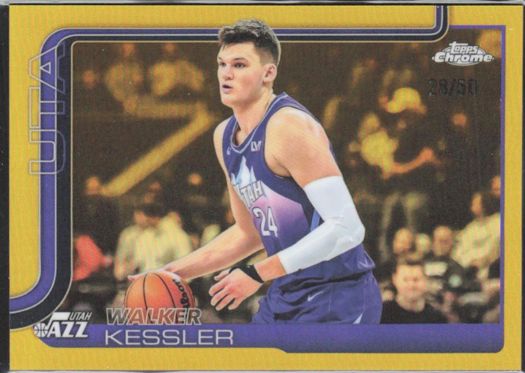 Walker Kessler [Gold Basketball Refractor] #205