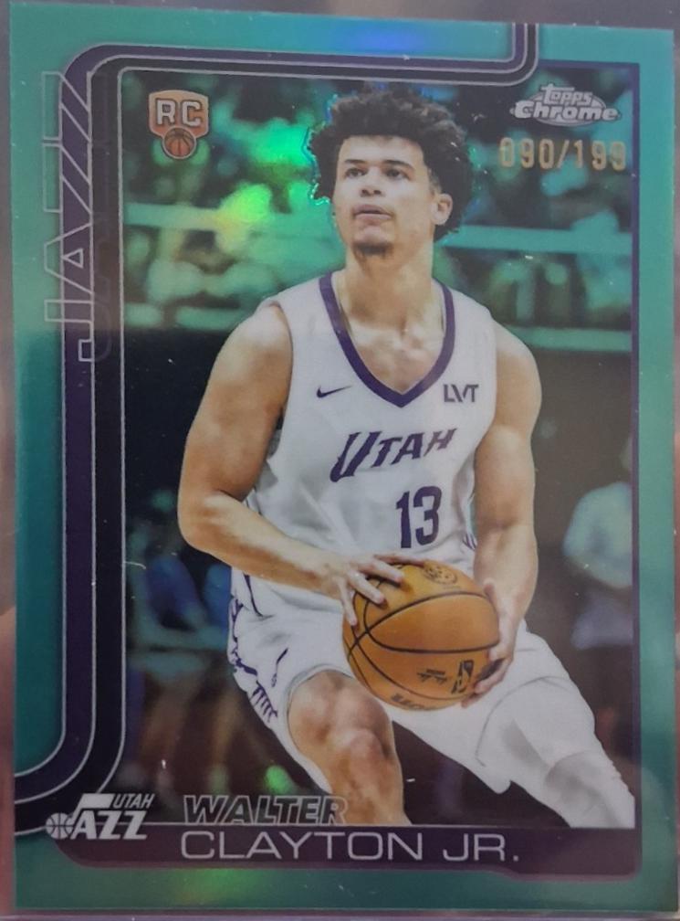 Walter Clayton Jr. [Aqua Refractor] #268