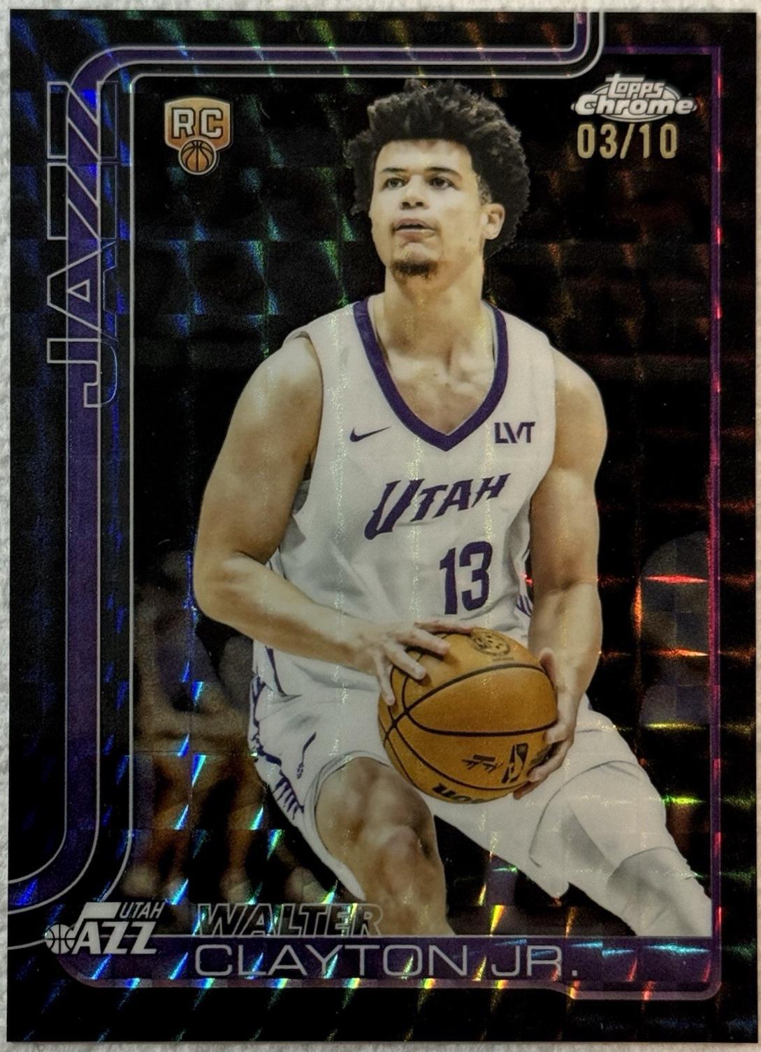 Walter Clayton Jr. [Black Geometric Refractor] #268