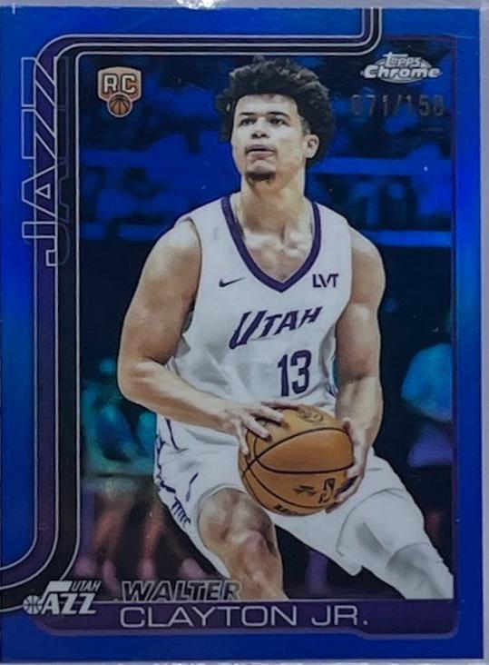 Walter Clayton Jr. [Blue Wave Refractor] #268