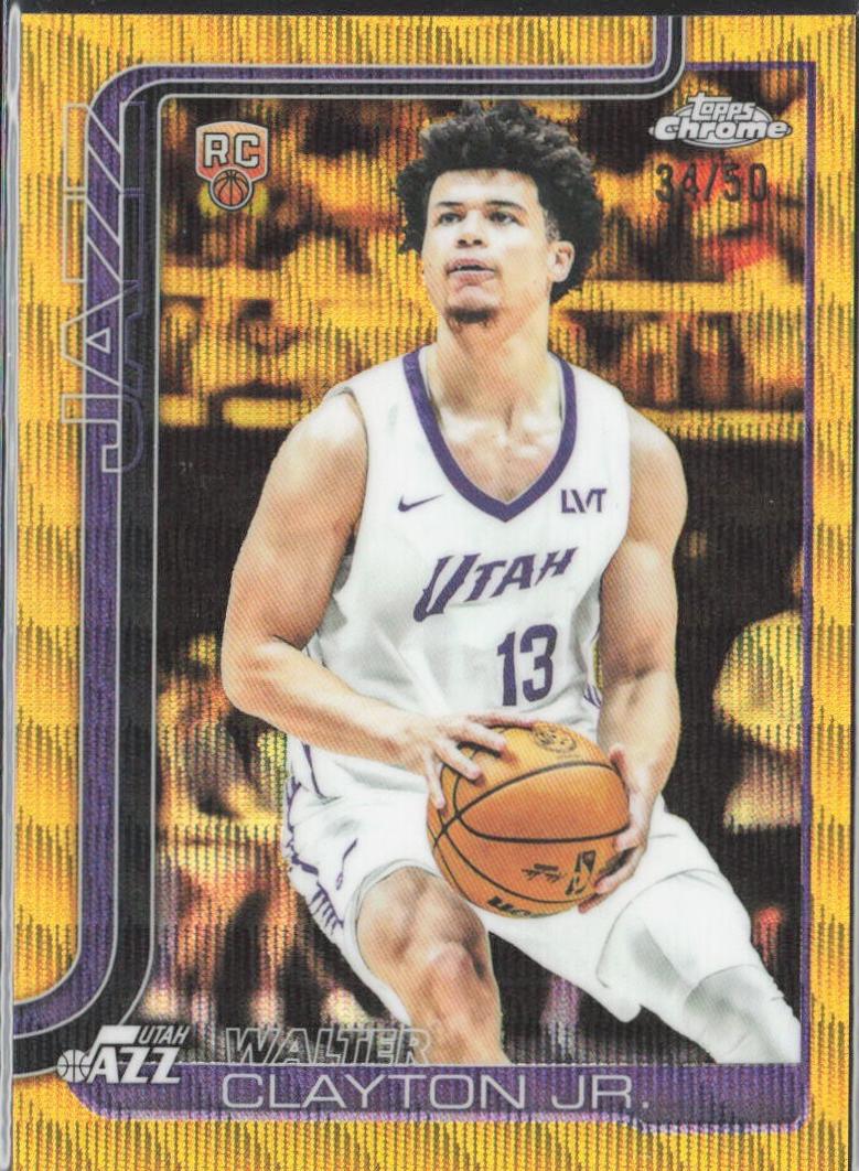 Walter Clayton Jr. [Gold Wave Refractor] #268