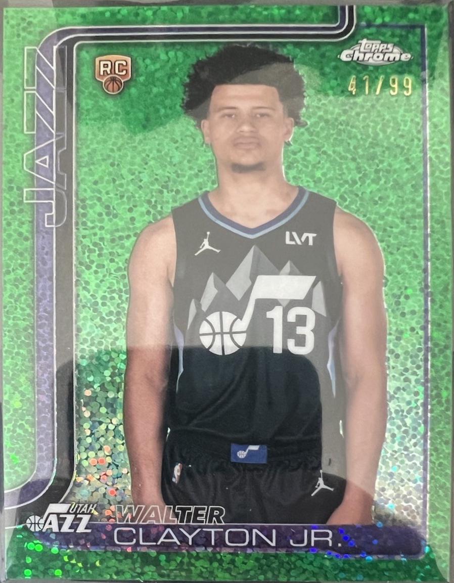 Walter Clayton Jr. [Green Basketball Refractor] #268