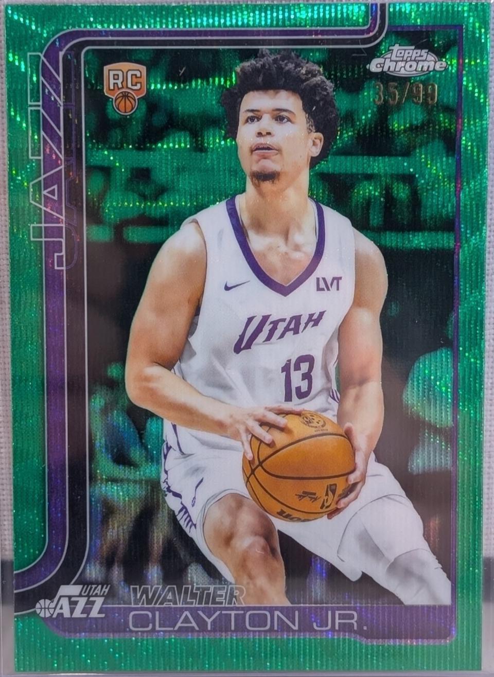 Walter Clayton Jr. [Green Wave Refractor] #268