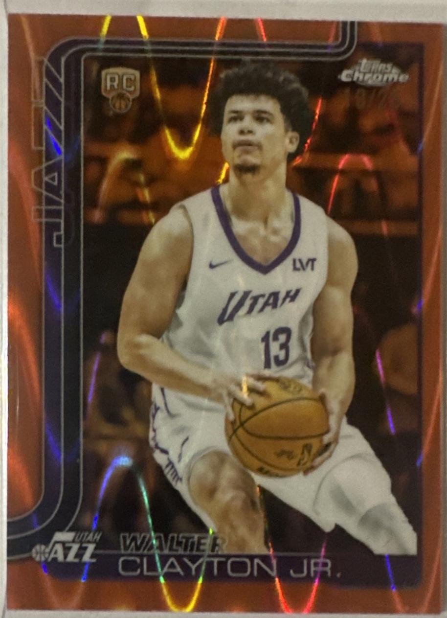 Walter Clayton Jr. [Orange Wave Refractor] #268
