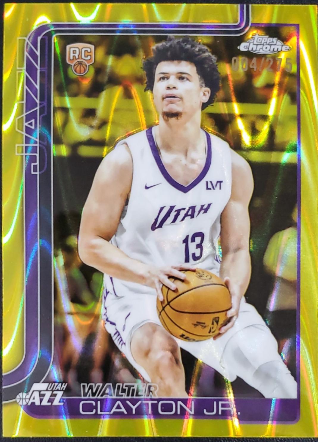 Walter Clayton Jr. [RayWave Yellow Refractor] #268