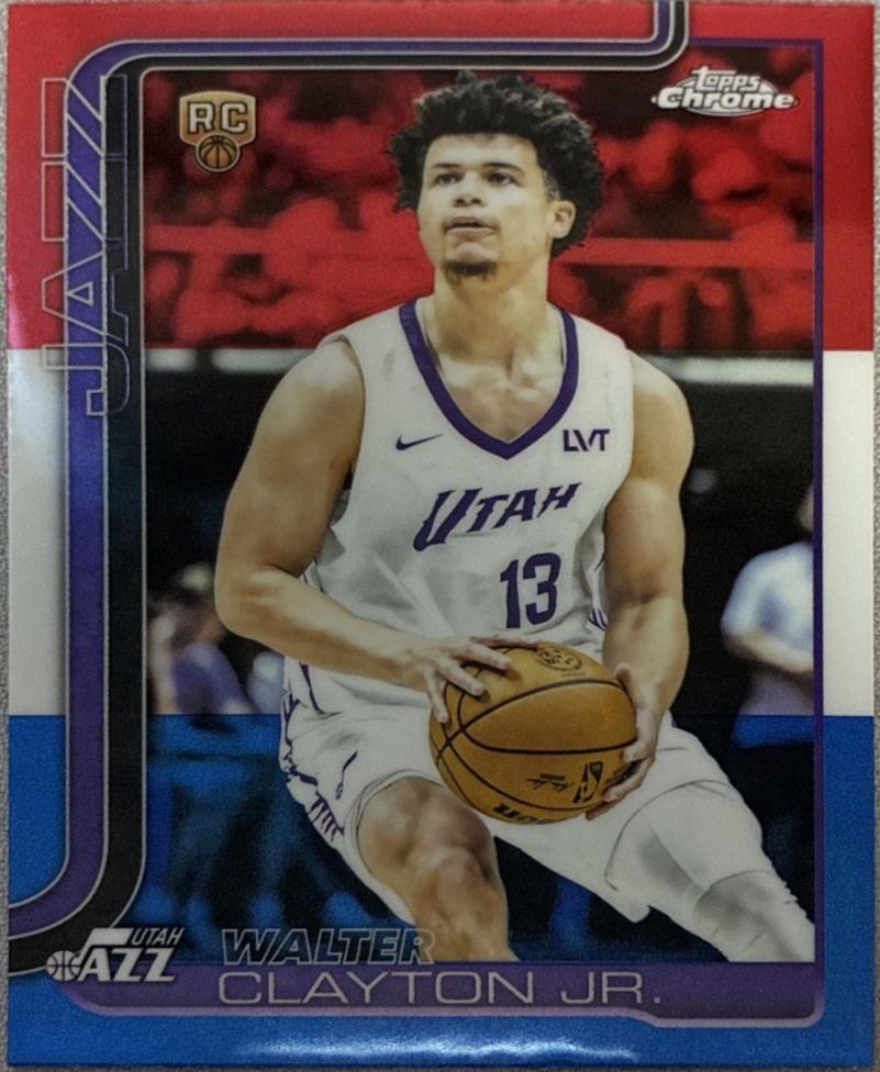 Walter Clayton Jr. [Red Basketball Refractor] #268