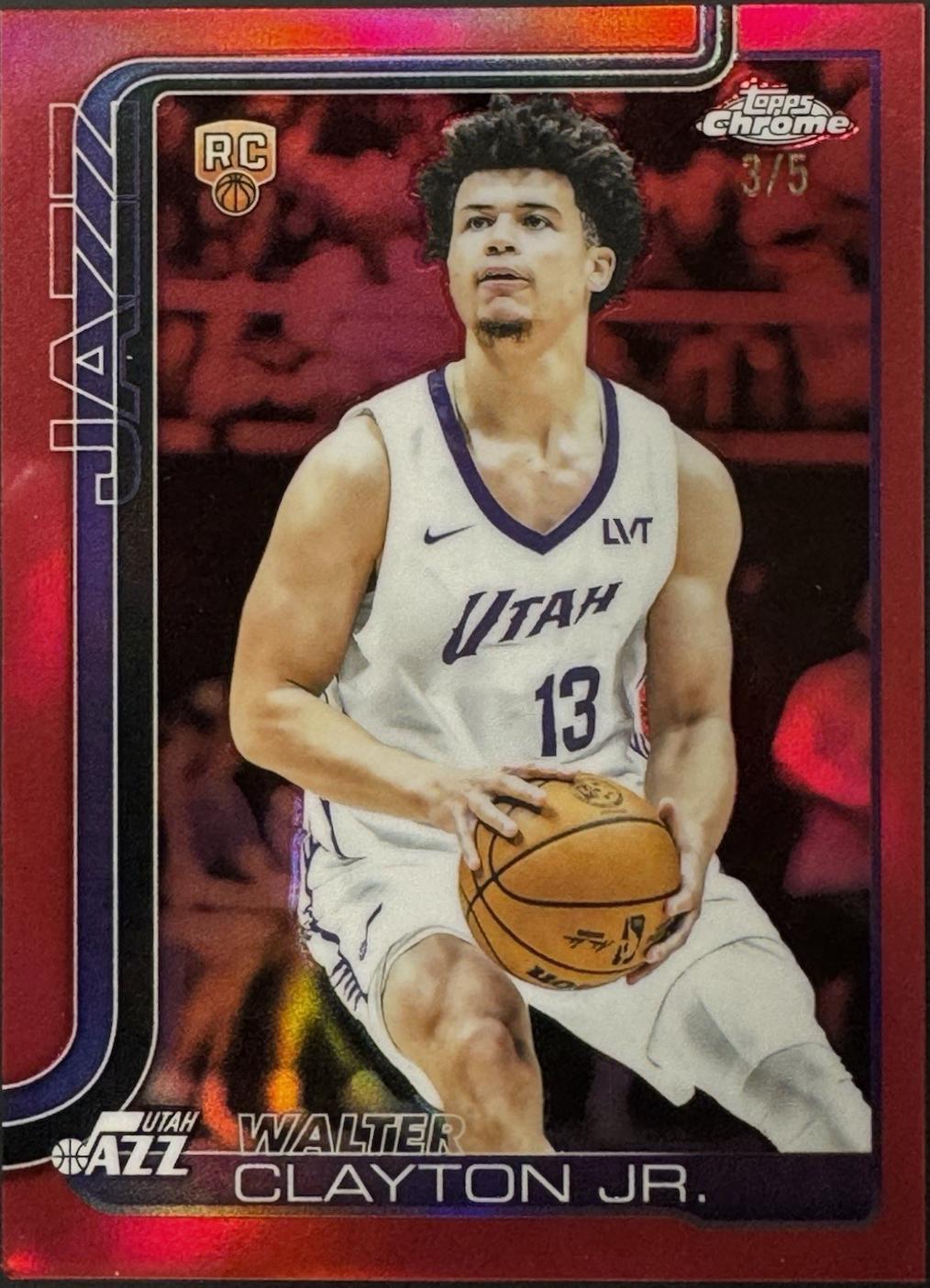 Walter Clayton Jr. [Red Refractor] #268