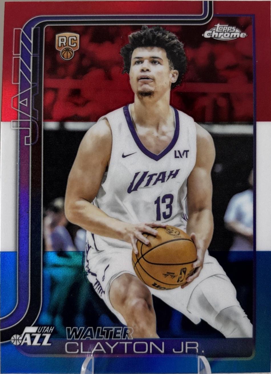 Walter Clayton Jr. [Red White Blue Refractor] #268