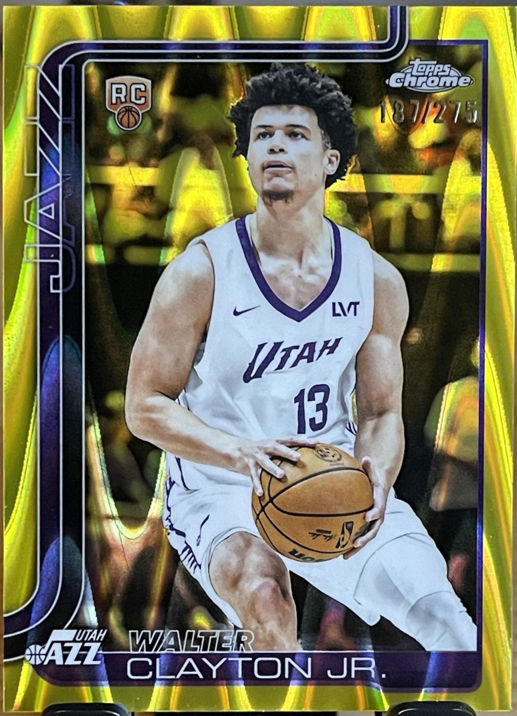 Walter Clayton Jr. [Yellow Refractor] #268