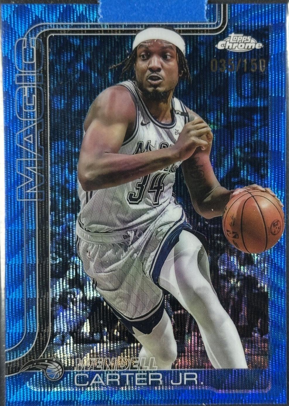 Wendell Carter Jr. [Blue Wave Refractor] #113