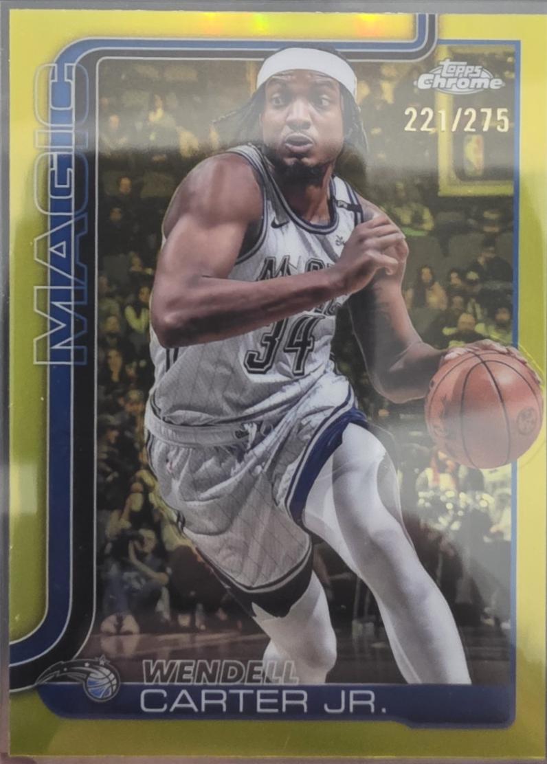 Wendell Carter Jr. [Yellow Basketball Refractor] #113