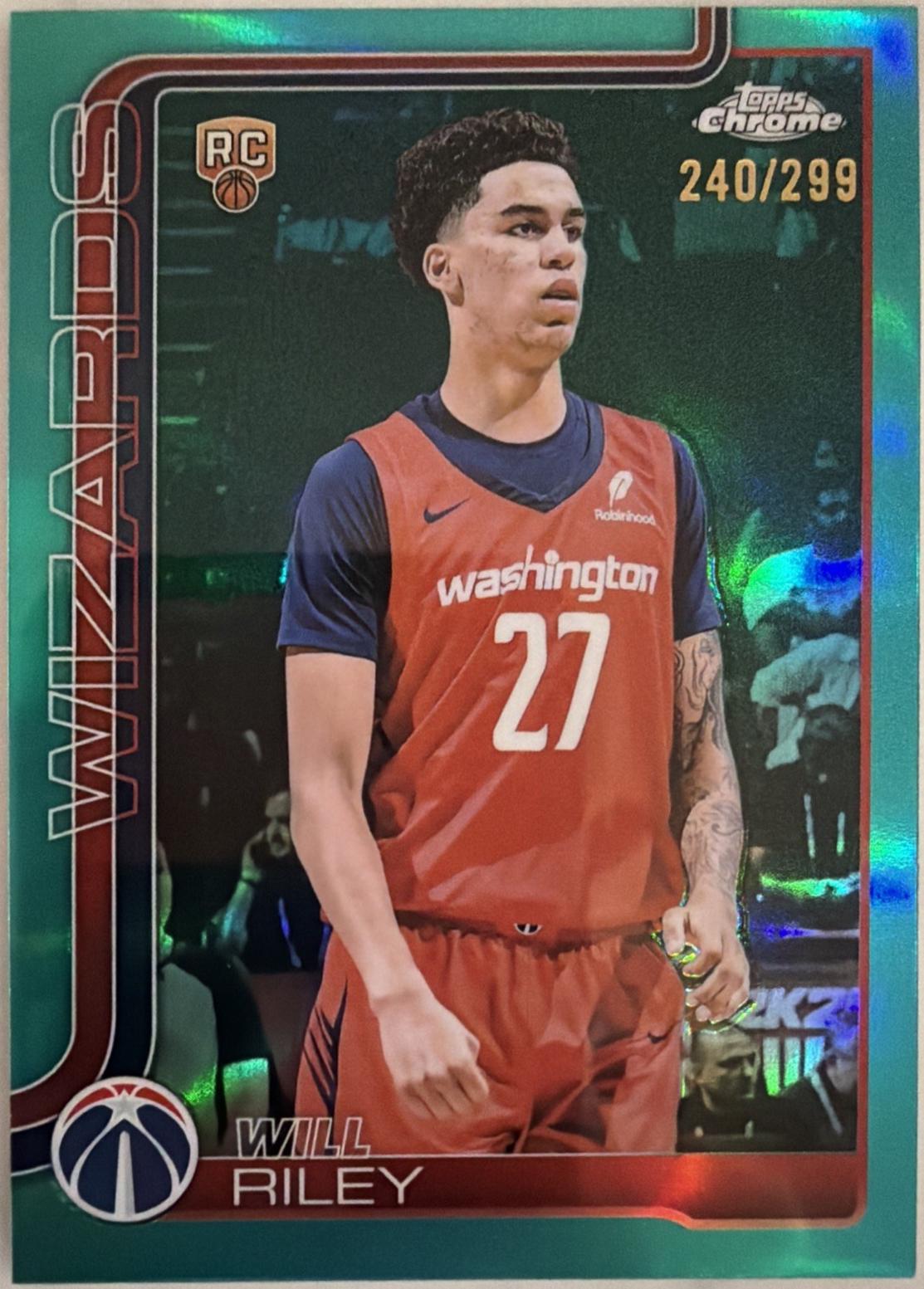 Will Riley [Aqua Basketball Refractor] #271