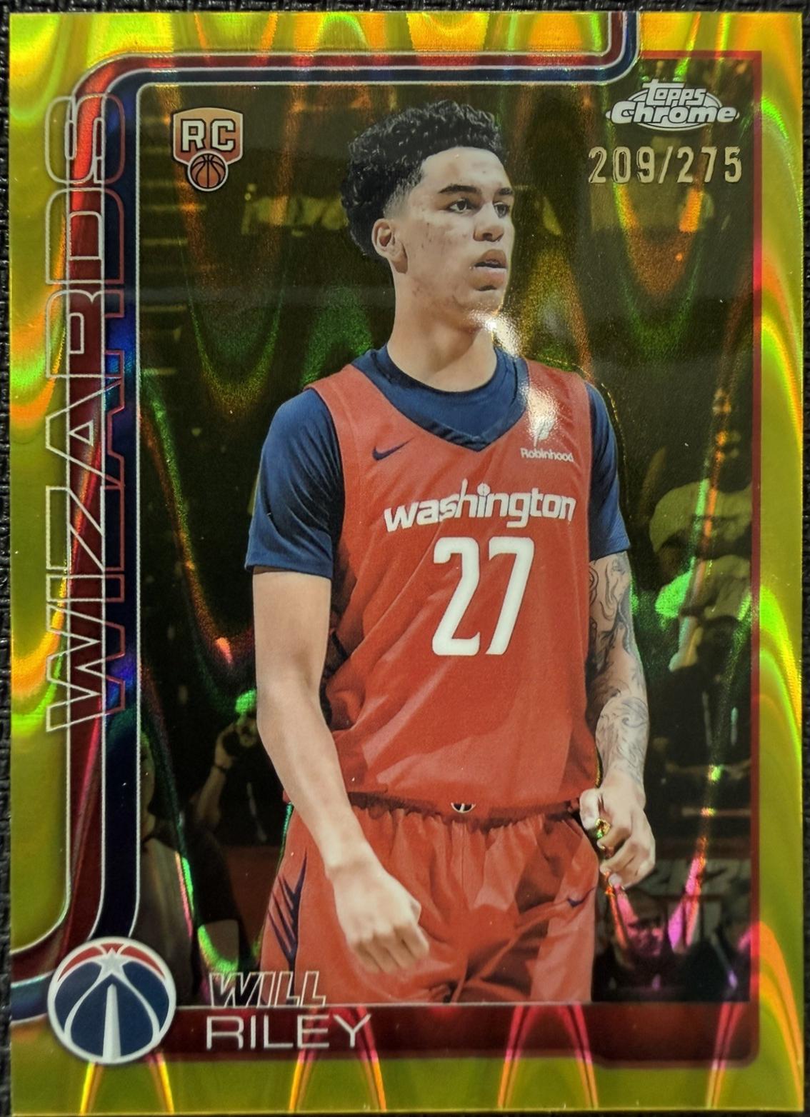 Will Riley [Yellow Basketball Refractor] #271