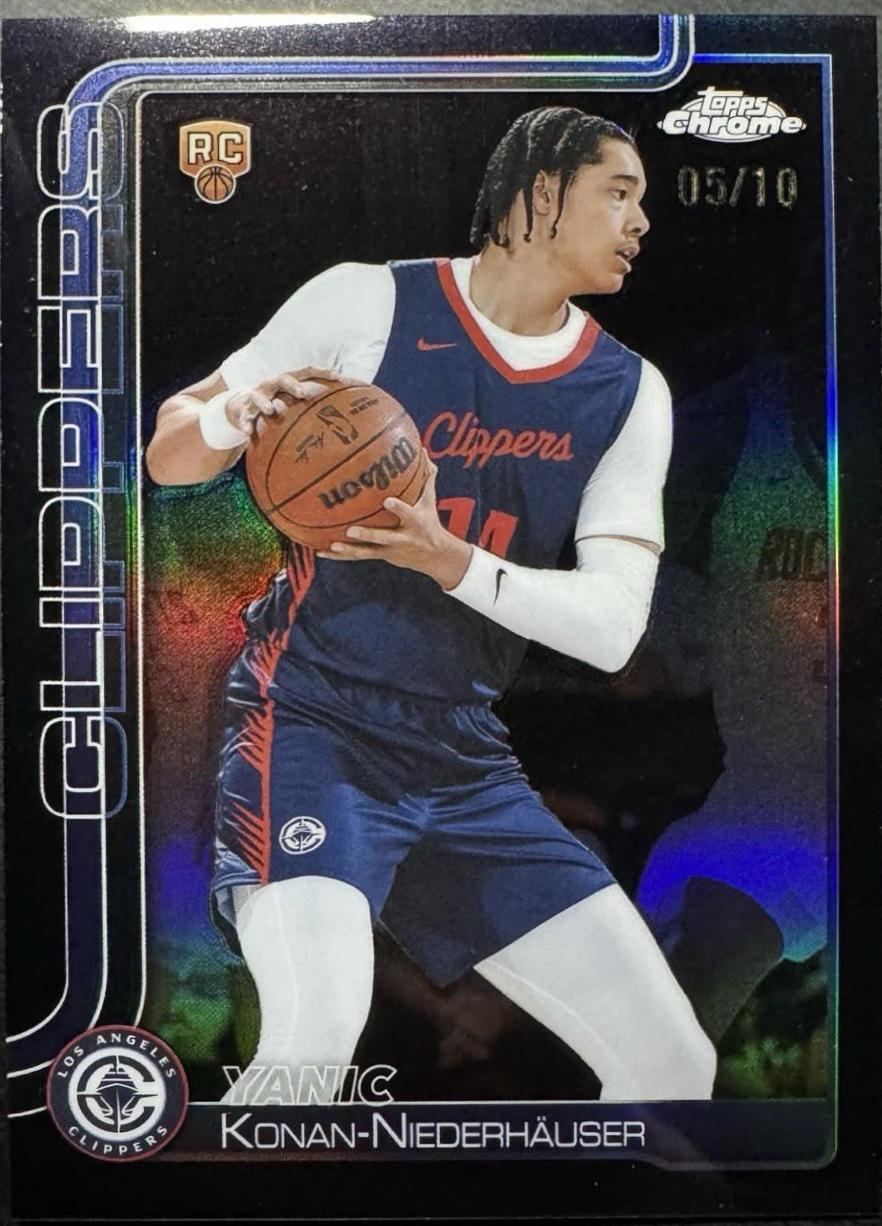 Yanic Konan-Niederhauser [Black Basketball Refractor] #280