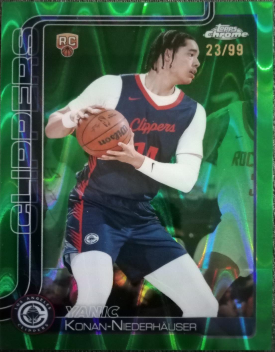 Yanic Konan-Niederhauser [Green Basketball Refractor] #280