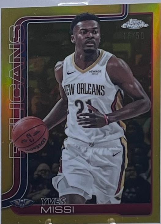 Yves Missi [Gold Basketball Refractor] #102