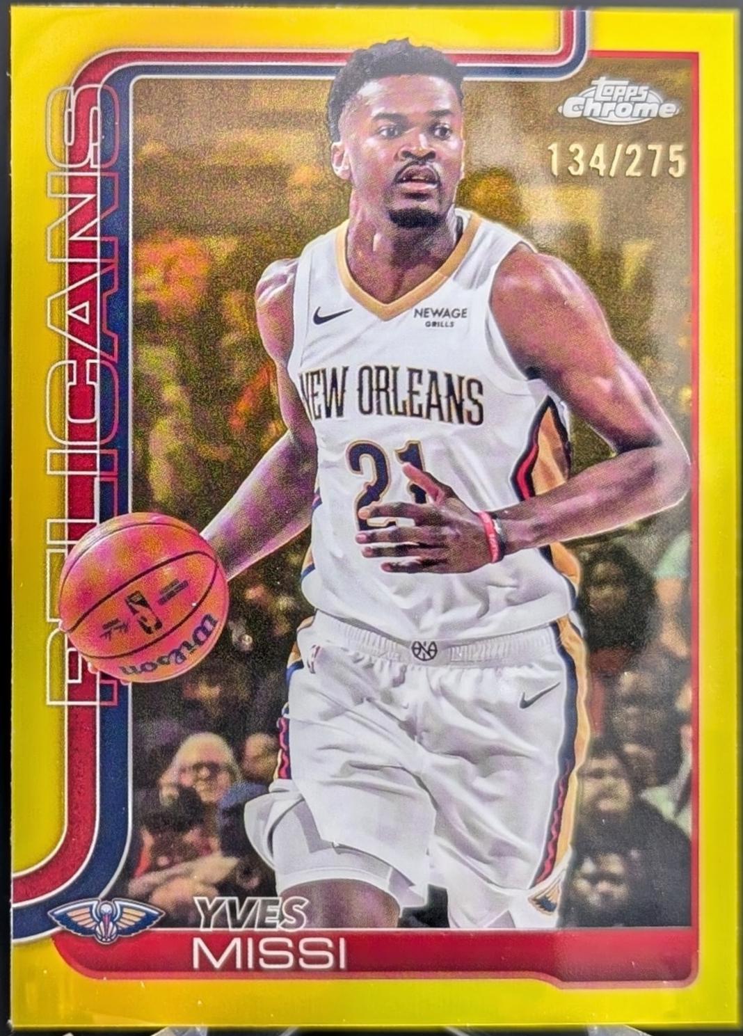 Yves Missi [Yellow Basketball Refractor] #102