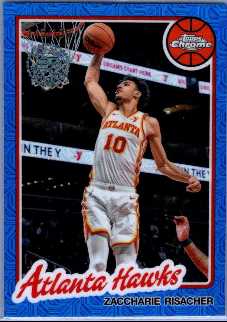 Zaccharie Risacher [Blue Basketball Refractor] #2