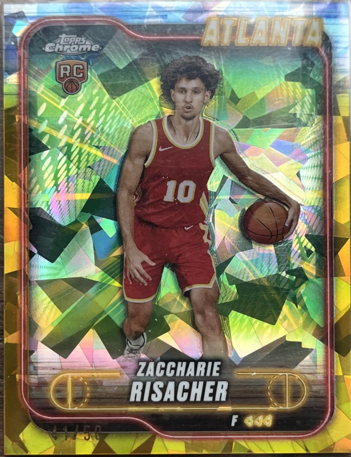 Zaccharie Risacher [Gold Basketball Refractor] #2