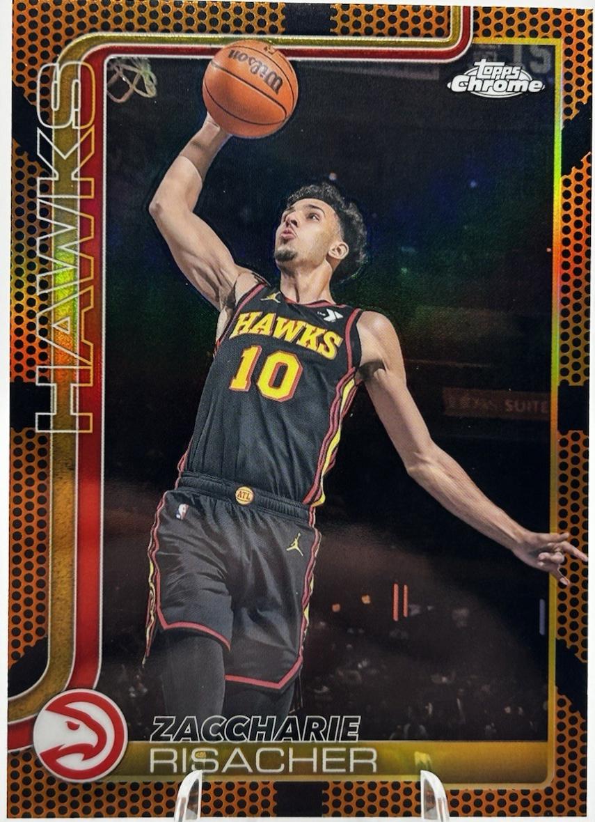 Zaccharie Risacher [Orange Basketball Refractor] #2