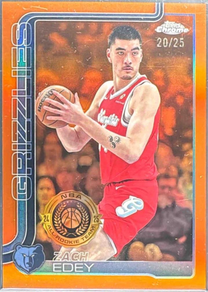 Zach Edey [Orange Refractor] #128