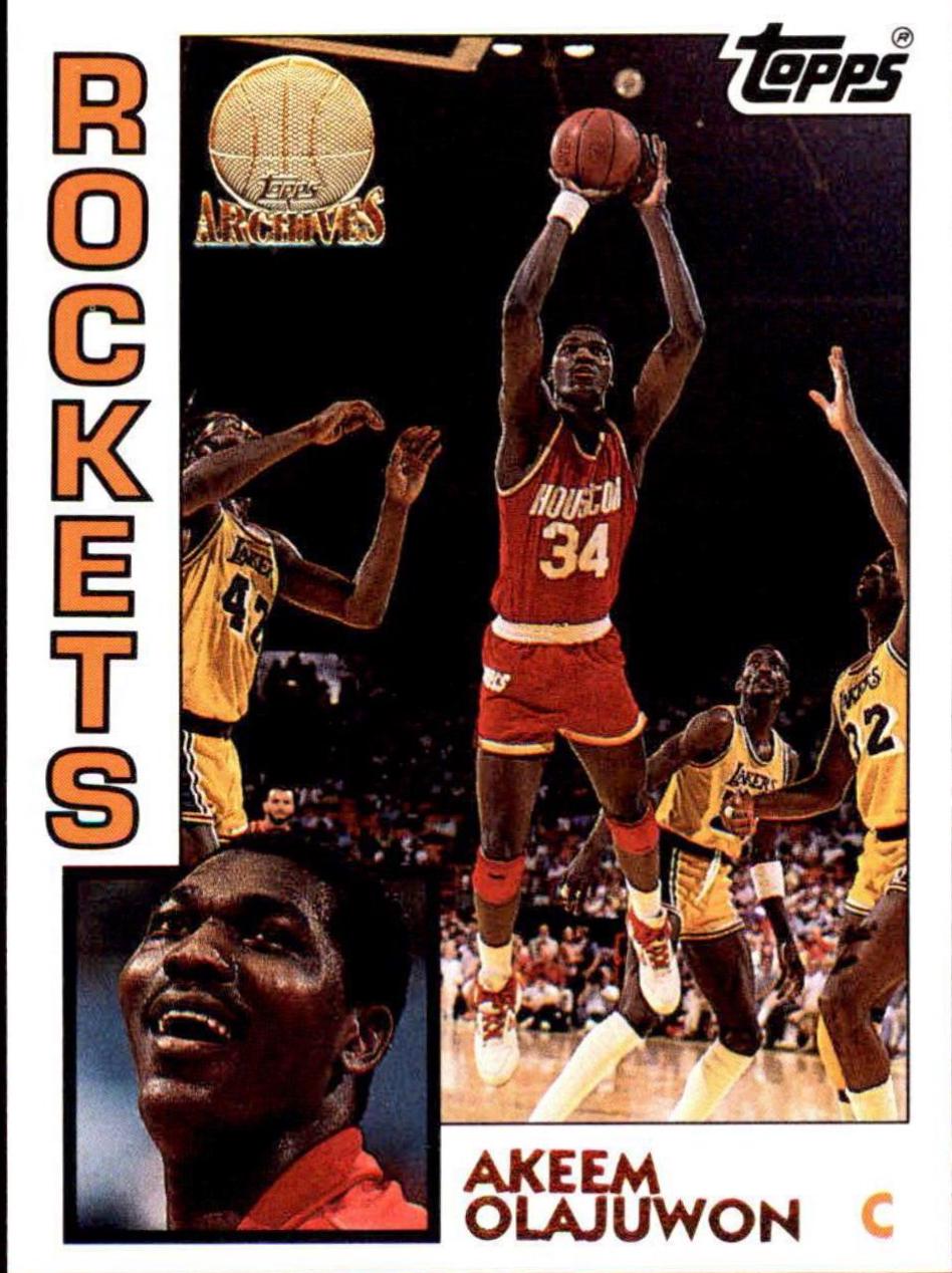 Akeem Olajuwon [Gold] #54
