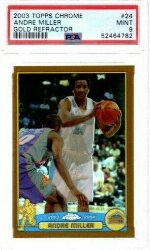 Andre Miller [Gold Refractor] #24