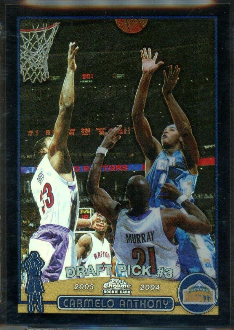 Carmelo Anthony [Black Refractor] #113
