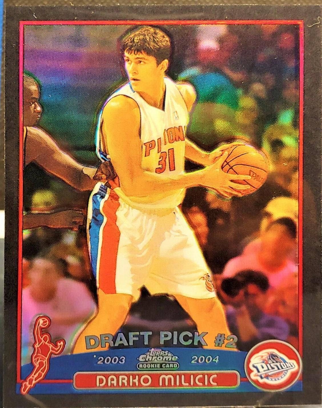 Darko Milicic [Serbian Black Refractor] #112