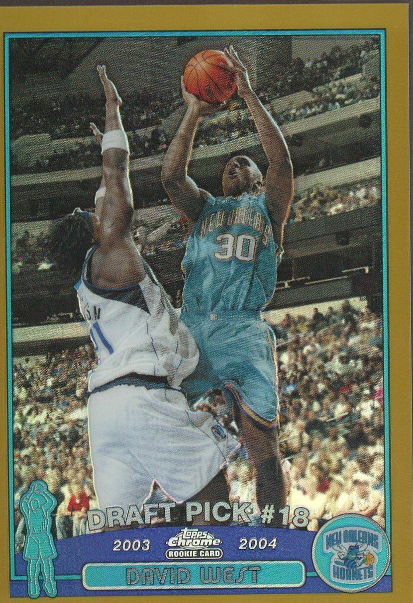 David West [Gold Refractor] #128