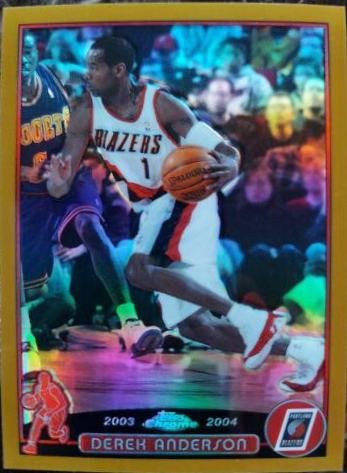 Derek Anderson [Gold Refractor] #74
