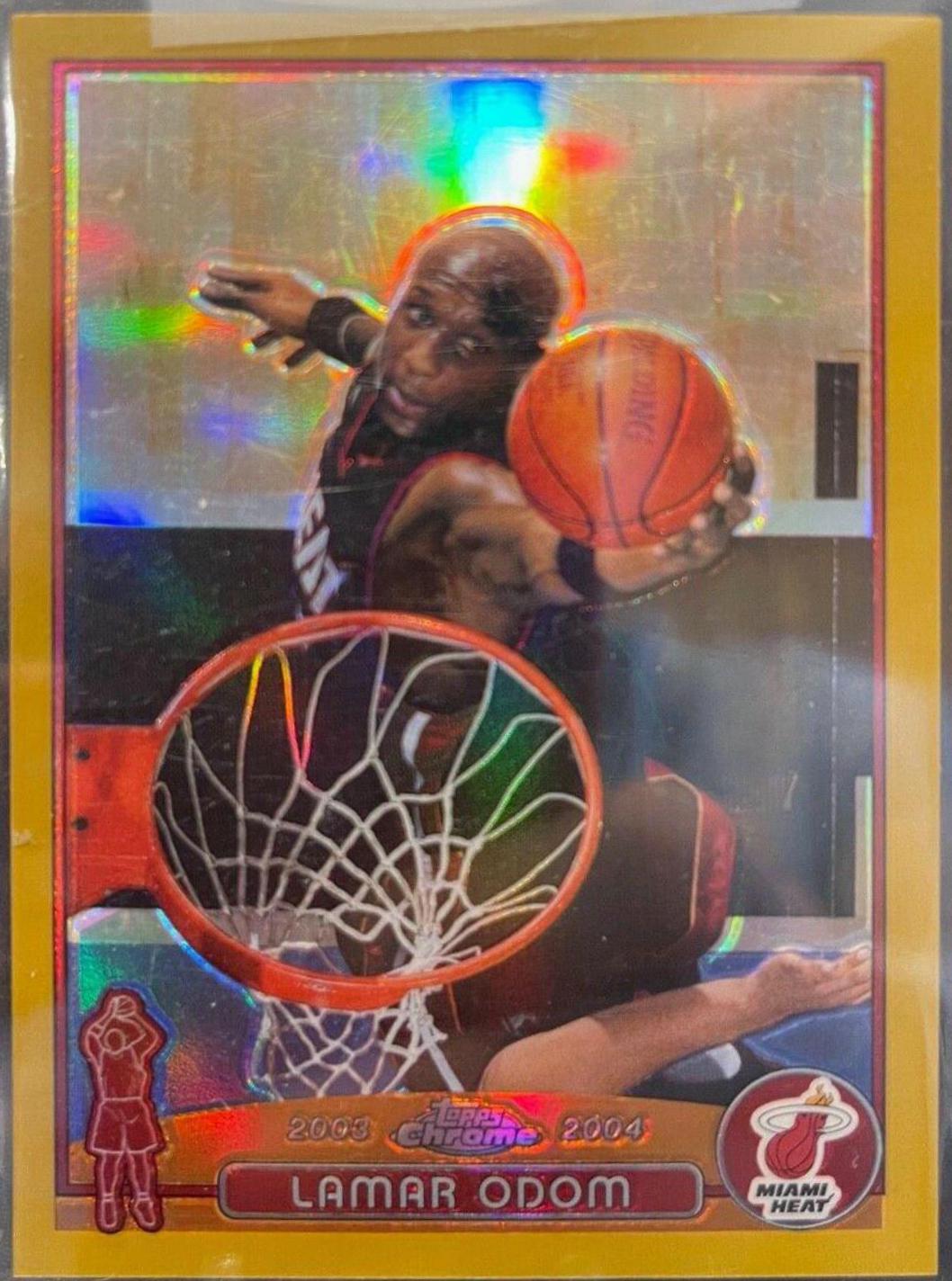 Lamar Odom [Gold Refractor] #98