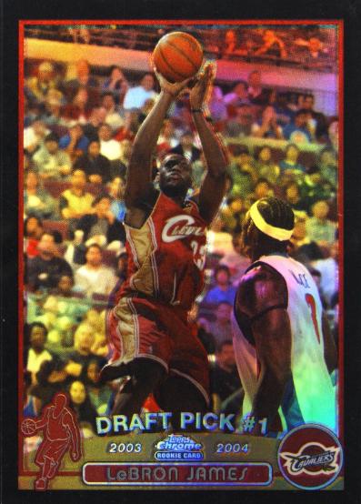LeBron James [Black Refractor] #111