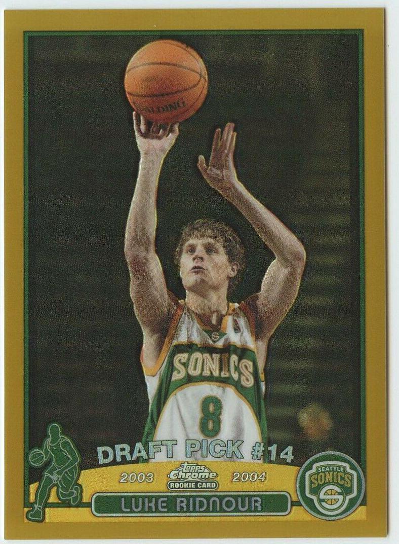Luke Ridnour [Gold Refractor] #124