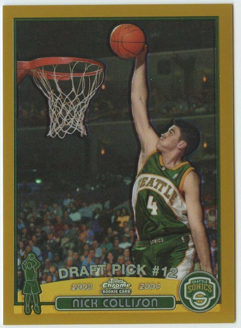 Nick Collison [Gold Refractor] #122