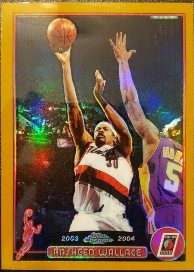 Rasheed Wallace [Gold Refractor] #92