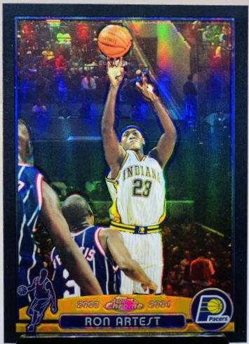 Ron Artest [Black Refractor] #57