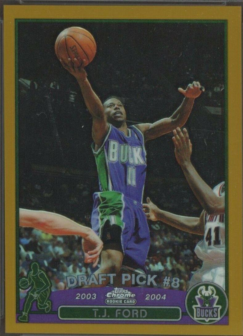 T.J. Ford [Gold Refractor] #118