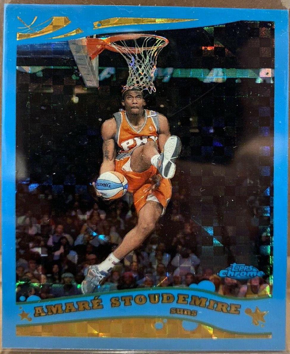 Amare Stoudemire [Blue Xfractor] #34