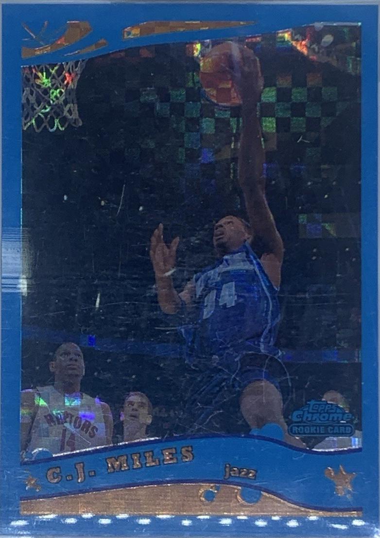 C.J. Miles [Blue XFractor] #184