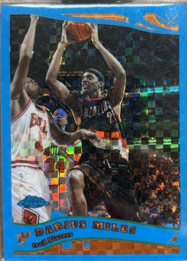 Darius Miles [Blue XFractor] #109