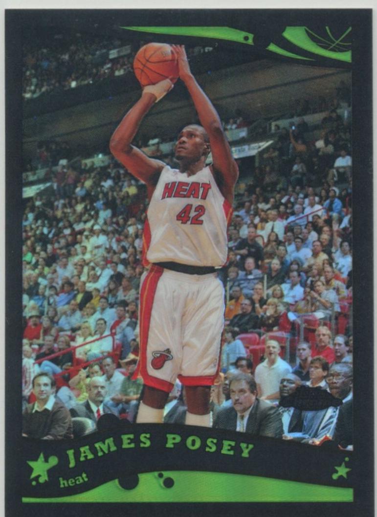 James Posey [Black Refractor] #129