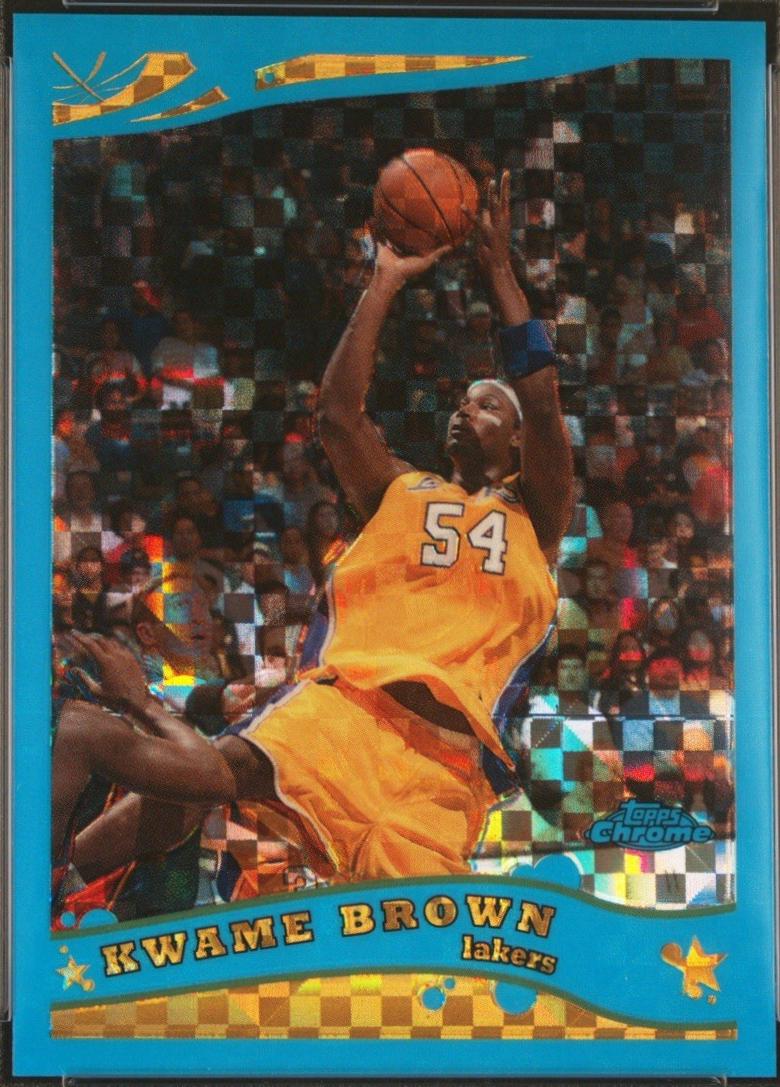 Kwame Brown [Blue XFractor] #128