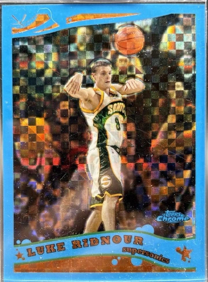 Luke Ridnour [Blue XFractor] #46