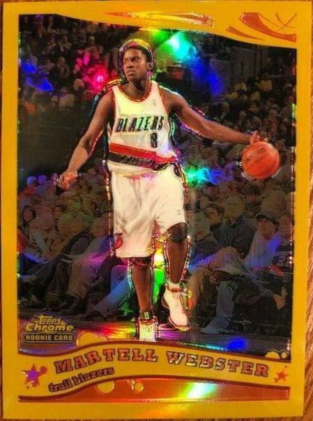 Martell Webster [Gold Refractor] #192