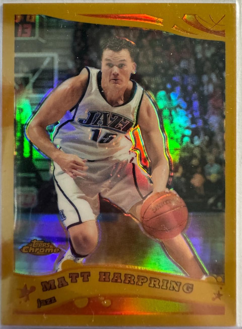 Matt Harpring [Gold Refractor] #83