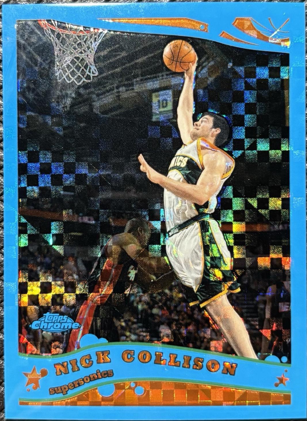 Nick Collison [Blue XFractor] #82