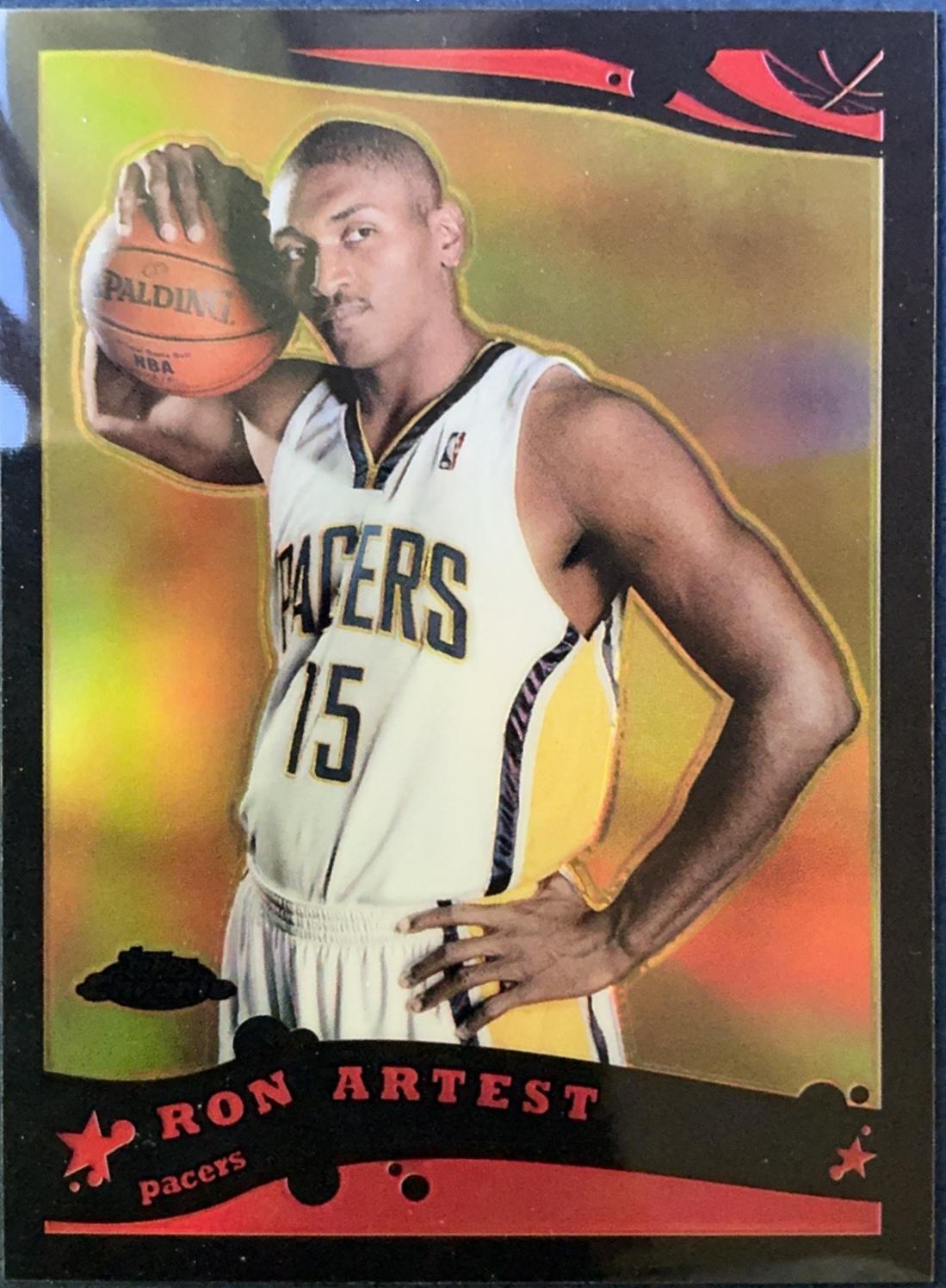 Ron Artest [Black Refractor] #142