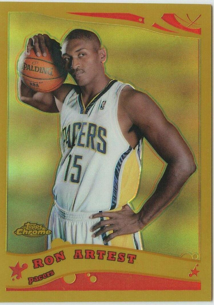 Ron Artest [Gold Refractor] #142